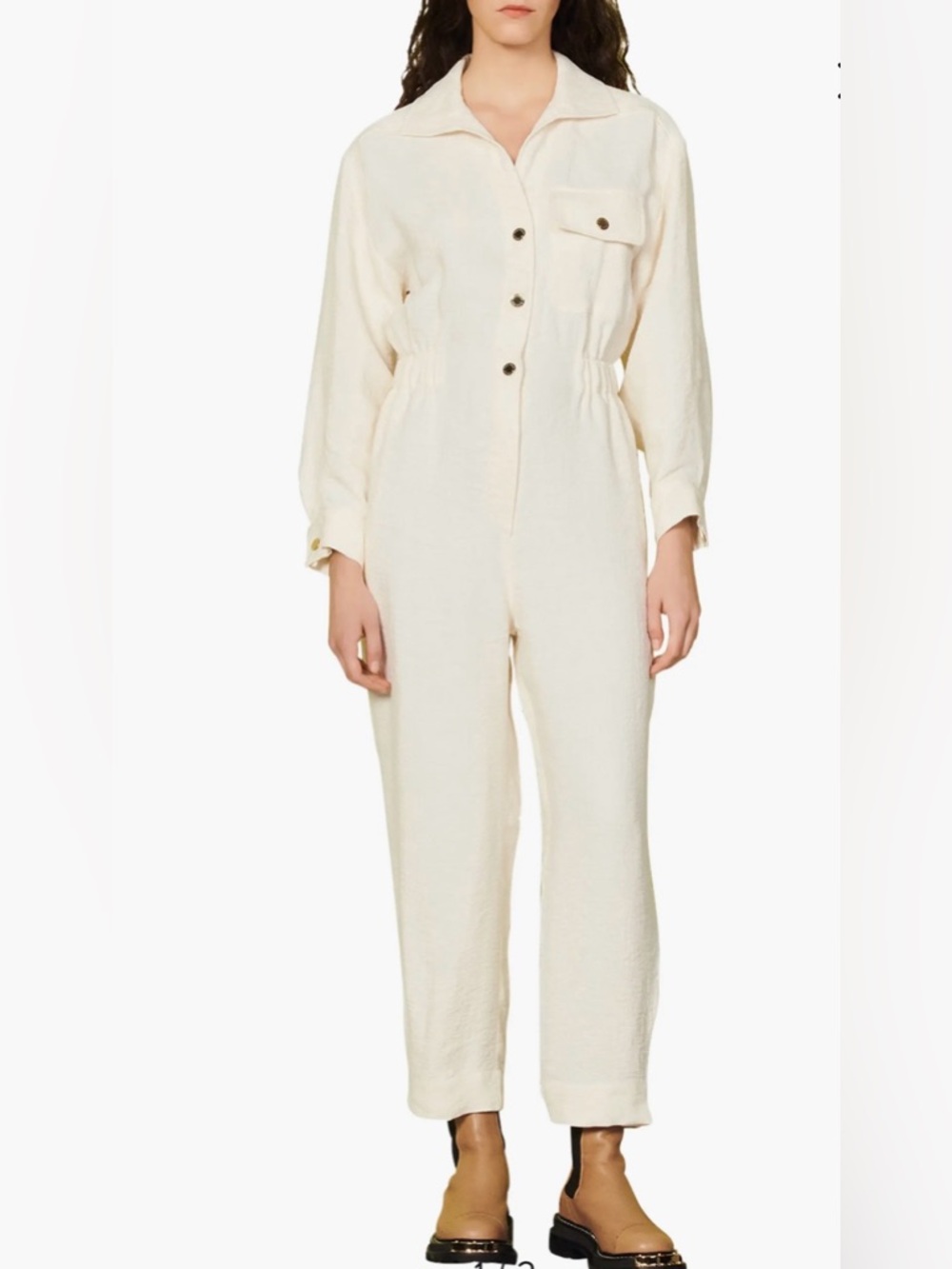 SANDRO Sidonie Woven Jumpsuit